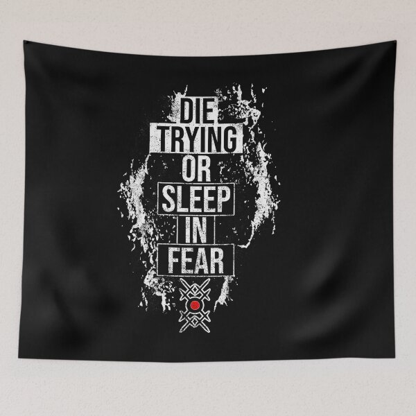 Item preview, DIE TRYING OR SLEEP IN FEAR - SIF designed and sold by AstrophobiaArt.