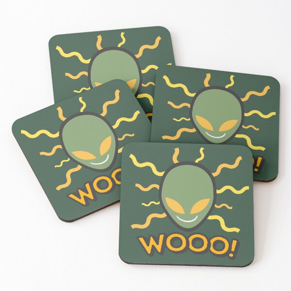 Item preview, Alien saying Wooo! designed and sold by birdyness.