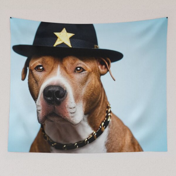 Item preview, Pitbulls of New York - The Godpupfather - Gangster pitbull dog designed and sold by WBP Mart.