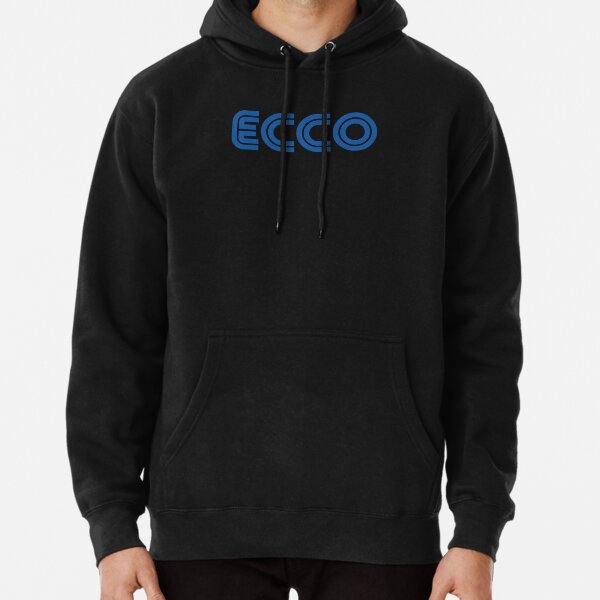 Ecco Text with Retro Sega Style Font Sticker for Sale by