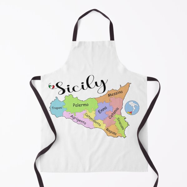 Item preview, I Love Sicily - Provinces of Sicily designed and sold by molamode.
