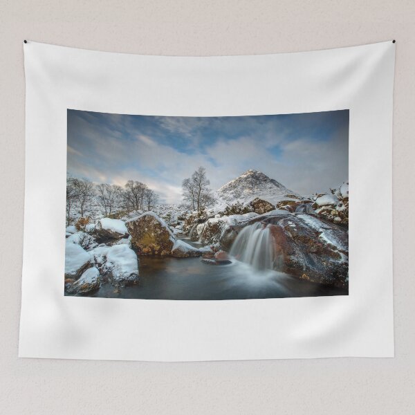 Item preview, The River Coupal Waterfall and Buachaille Etive Mor Glencoe Scotland designed and sold by Martin Lawrence.