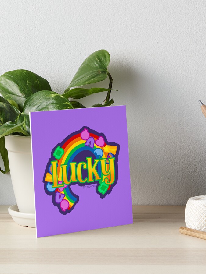 lucky charms pixel art pattern Art Board Print for Sale by sezalilly