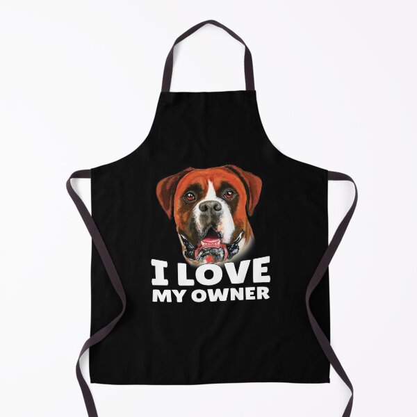 Item preview, Boxer Dog With Saying I Love My Owner designed and sold by fantasticdesign.