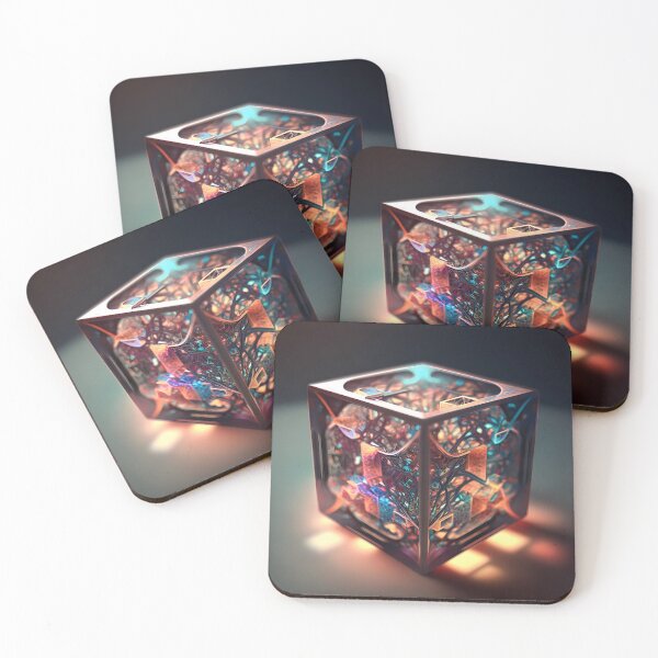 Item preview, Stained Hyper Lattice Cube designed and sold by KazNebel.