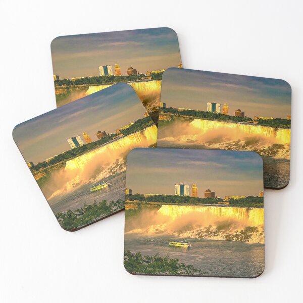Item preview, American Falls at sunset designed and sold by WhereTheyWander.