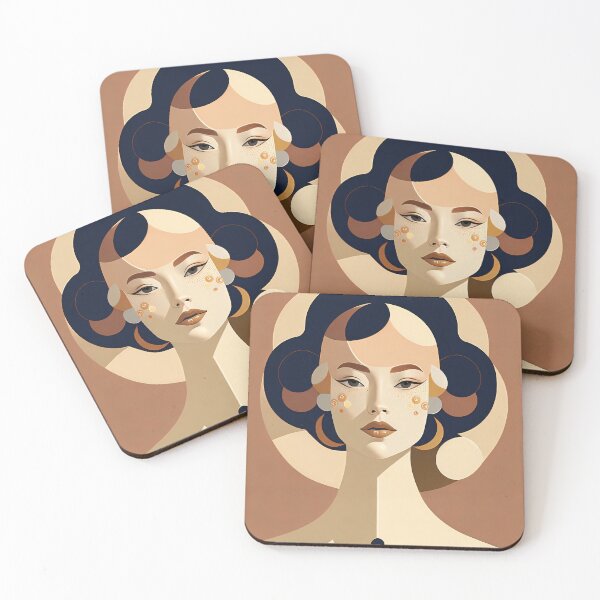 Item preview, Minimalist Boho Abstract Woman designed and sold by BohoRhapsody.
