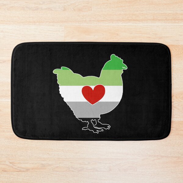 Item preview, Chicken Lover - LGBTQ Aromantic Flag Heart 02 designed and sold by Puddmuppy.