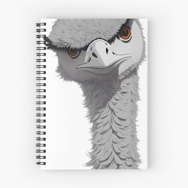 Item preview, Curious ostrich.Funny art designed and sold by Monlin.