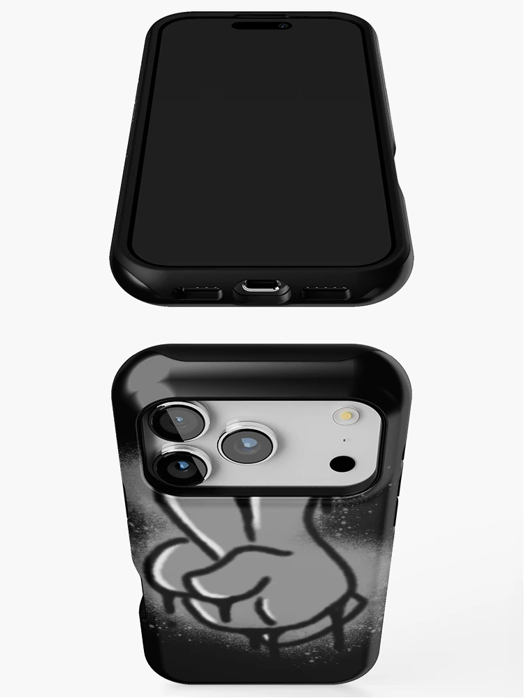 Thumbnail 3 of 4, iPhone Case, Cartoon Hand designed and sold by RooBooCo.