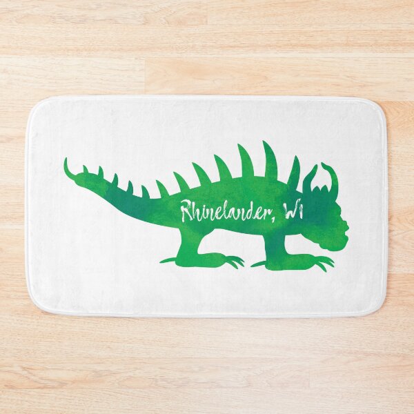 Item preview, HODAG Silhouette Impressionist Green Watercolor Painting  designed and sold by BlueSkyTheory.