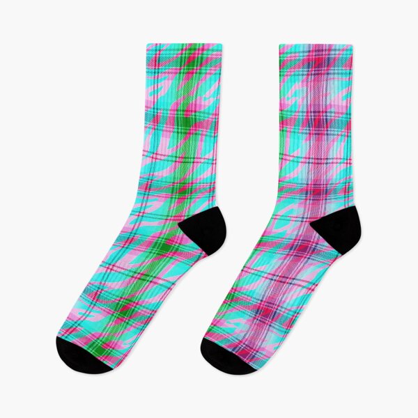 Item preview, Colorful Zebra on Plaid designed and sold by Illyrium.