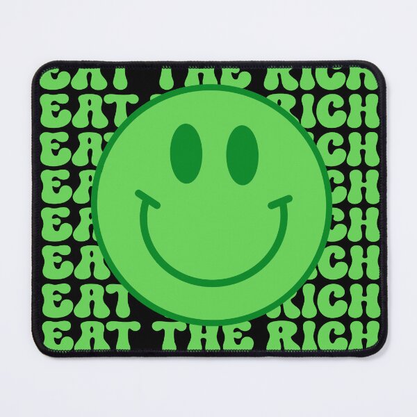 Item preview, Eat the Rich Smiley Face designed and sold by RooBooCo.