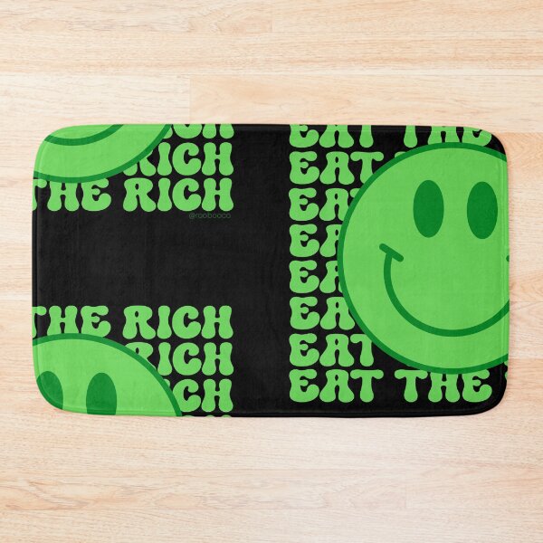 Item preview, Eat the Rich Smiley Face designed and sold by RooBooCo.