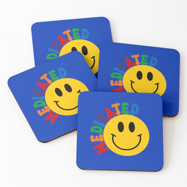 Item preview, Medicated Smiley Face designed and sold by RooBooCo.