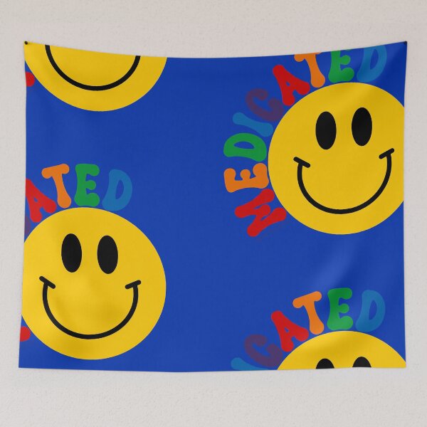 Item preview, Medicated Smiley Face designed and sold by RooBooCo.