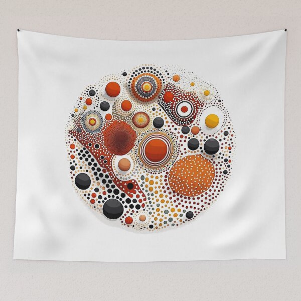Item preview, Australian Aboriginal styled dot painting artwork designed and sold by SvarunPogani.