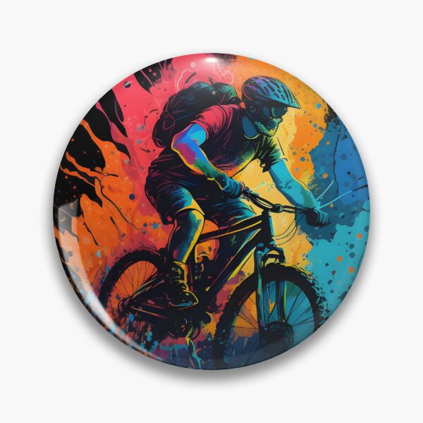 Item preview, MTB Mountain Bike Downhill Art designed and sold by togetherShirts.