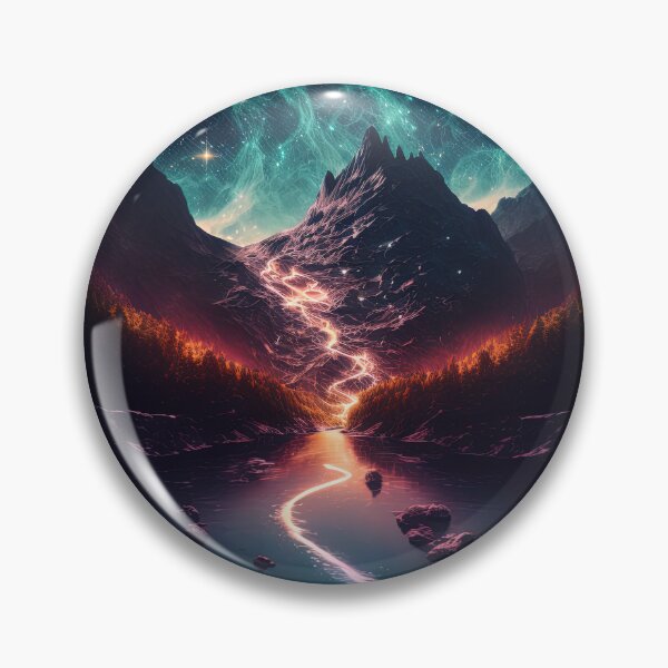 Artikelvorschau, Mountain river under the stars entworfen und verkauft von artyficial-.