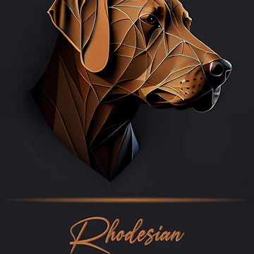 Artwork thumbnail, Elegant Rhodesian Ridgeback by Best-Breeds