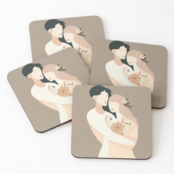 Item preview, Minimalist Boho Loving Couple designed and sold by BohoRhapsody.