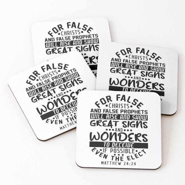 Item preview, Matthew 24:24 False Christs And False Prophets designed and sold by plushism.