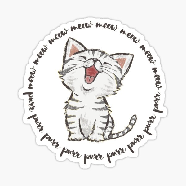 The meowship of the ring - Cat book stickers – My Sweet Paper Card