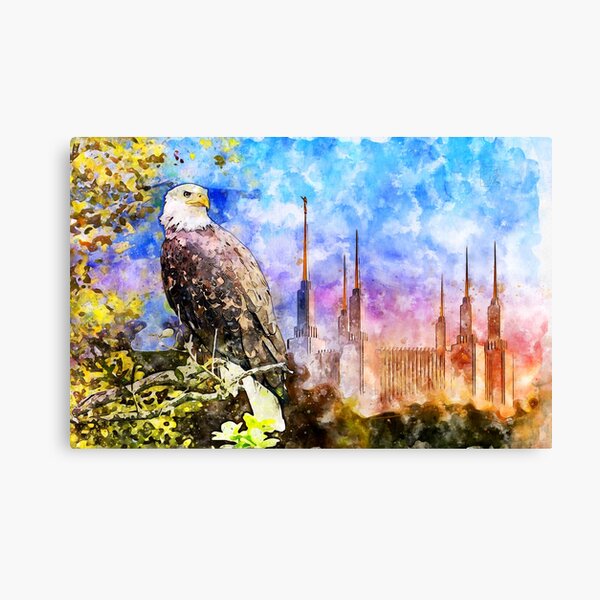 Item preview, The Bald Eagle - Washington D.C. Temple designed and sold by Wang Qi An.