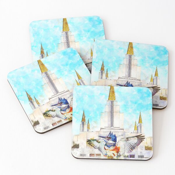 Item preview, The Kingfisher - Oakland California Temple designed and sold by Wang Qi An.