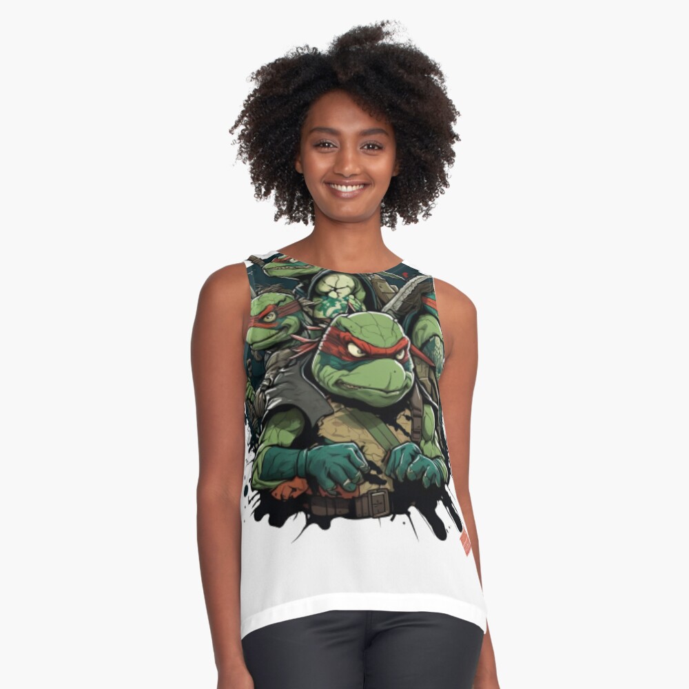 Teenage Mutant Ninja Turtle Cropped Halter Top Ninja Turtle 