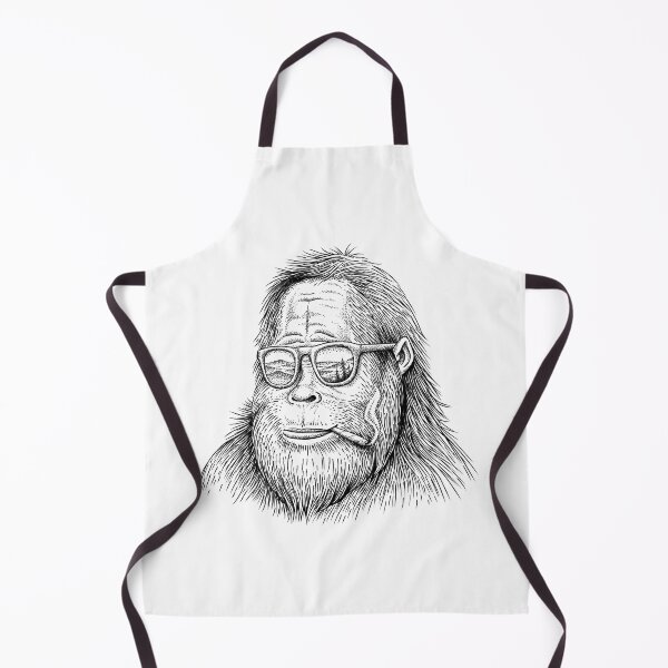 Item preview, High In the Mountains Smoking Bigfoot designed and sold by HabbyArt.