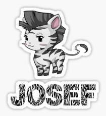 Zebra Josef Sticker