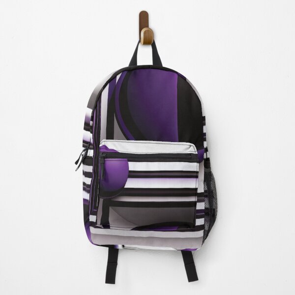 Item preview, Abstract purple and black with titanium white. designed and sold by DGtaLrtcom.