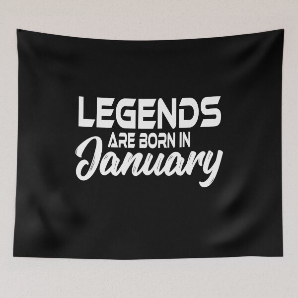 Item preview, Legends Are Born In January Shirt designed and sold by CreativeStrike.
