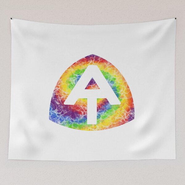 Item preview, Appalachian Trail hangtag rainbow tie dye designed and sold by Deedy  Studio.