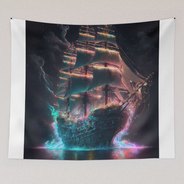 Item preview, Magnificient ship sailing designed and sold by artyficial-.
