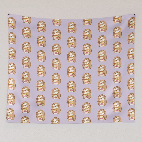 Item preview, Cute Instant Ramen Noodle Soup Sloth designed and sold by theslothinme.