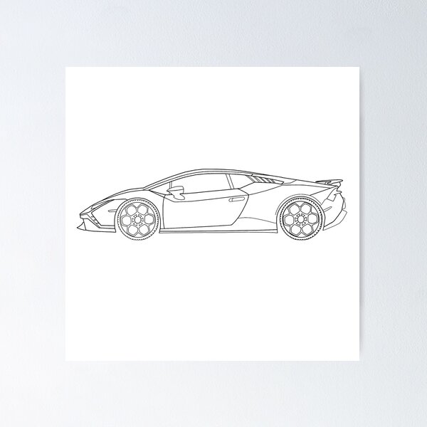 Lamborghini Aventador sketch HD wallpaper | Wallpaper Flare