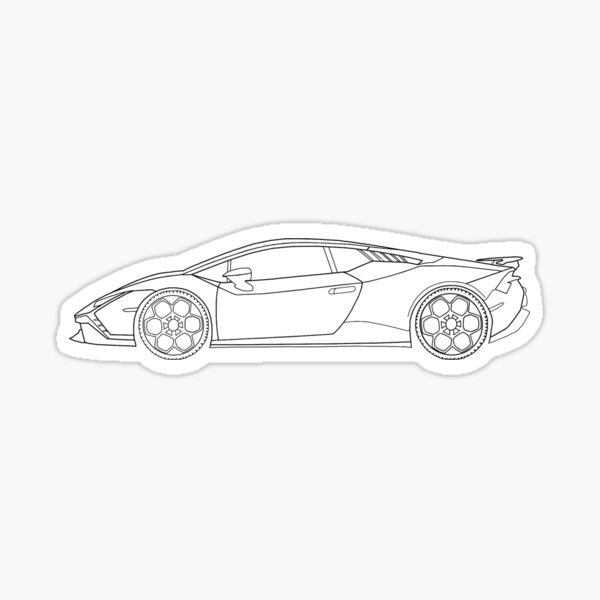 lamborghini veneno outline