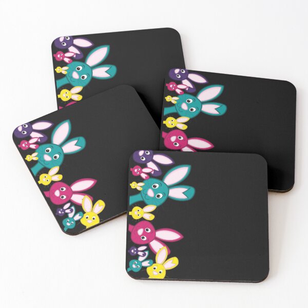 Item preview, Colorful rabbits designed and sold by zeljana0504.
