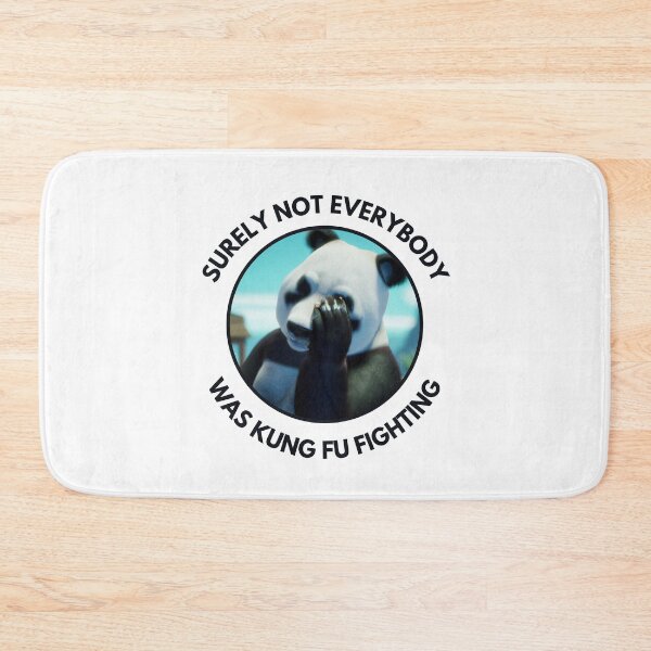 Item preview, Panda Bear Kung Fu Fighting Funny Saying Joke AI designed and sold by CreatDifference.