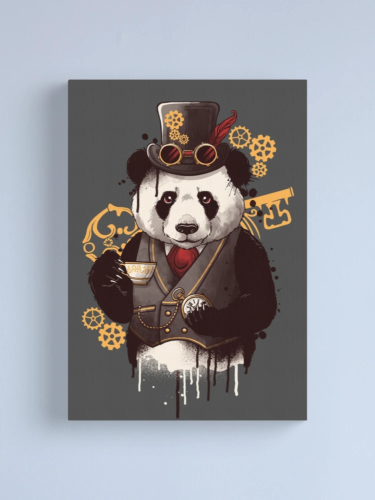 Steampunk panda