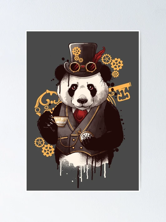 末那末匠　鎌田光司　Steampunk Motorbike Panda 末那末匠 鎌田光司 Steampunk Motorbike Panda