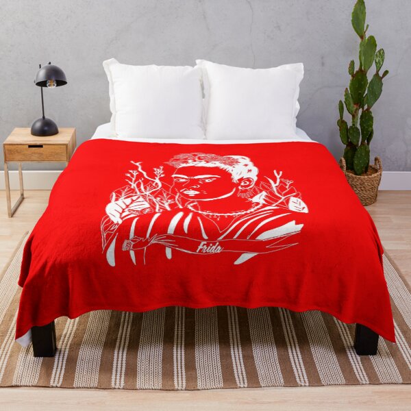 Item preview, Frida khalo in red designed and sold by El Brown Mercado.
