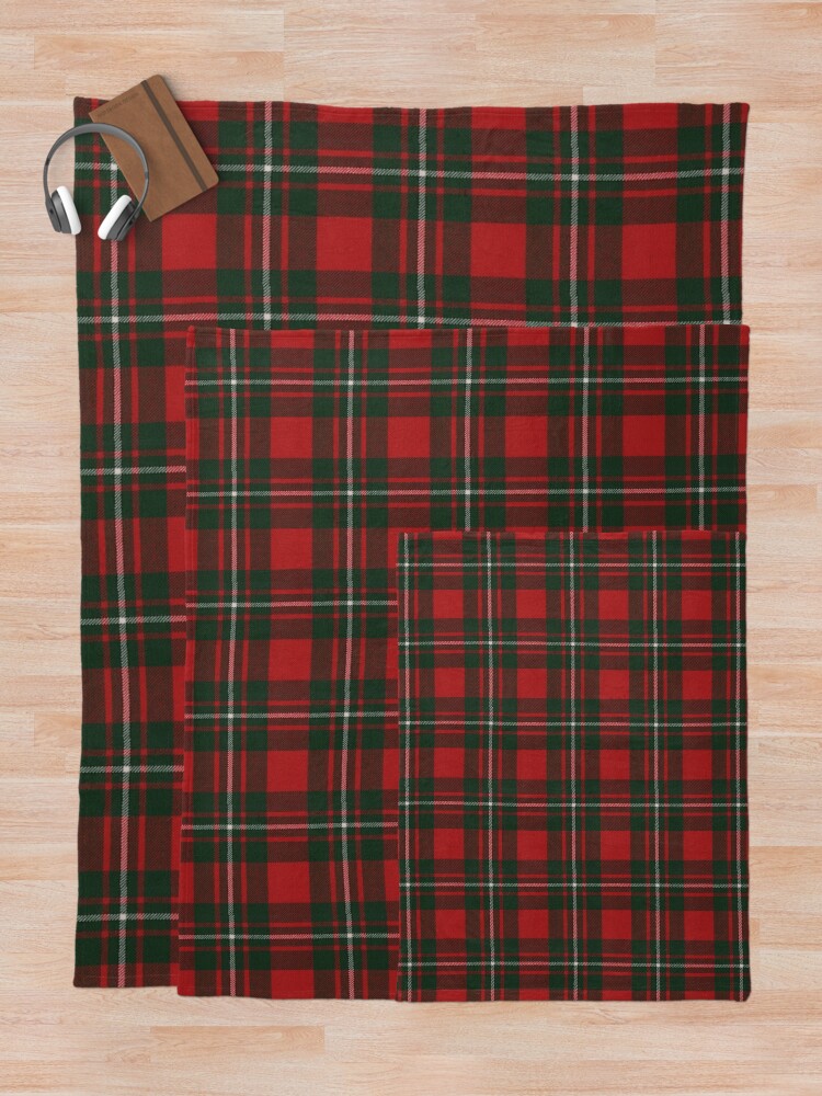 Alternate view of MacGregor Modern Scottish Tartan Throw Blanket
