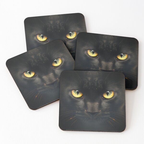 Item preview, Funny cat - black cat eyes designed and sold by Justsweetdesign.