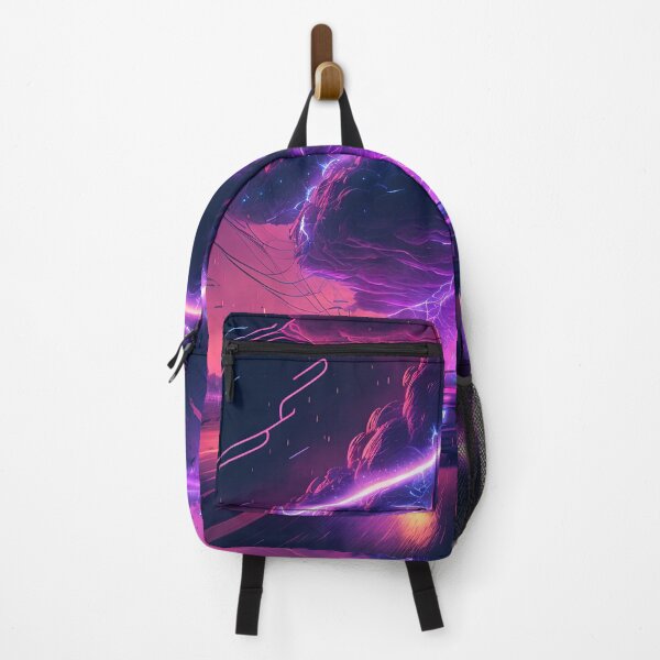 Item preview, Purple car driving through the storm designed and sold by artyficial-.