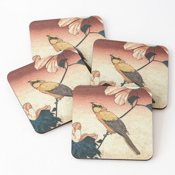 Artikelvorschau, Hibiscus Mutabilis und Jay - Utagawa Hiroshige- entworfen und verkauft von LeiWeiss.