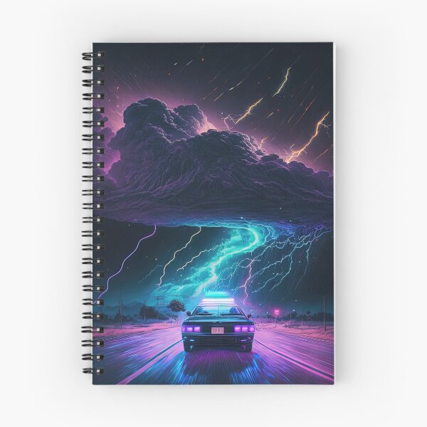 Item preview, Car driving through lightning designed and sold by artyficial-.