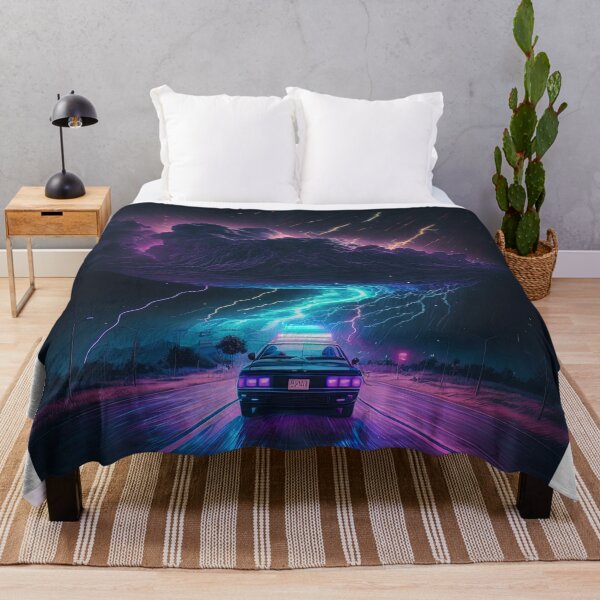 Item preview, Car driving through lightning designed and sold by artyficial-.